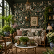 Load image into Gallery viewer, Nettleton Court Art Nouveau Victorian Peel and Stick and Traditional Wallpaper