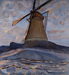 Load image into Gallery viewer, Windmill in the Gein, by Piet Mondrian, circa 1907-1908
