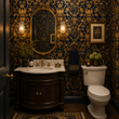 Load image into Gallery viewer, Brockley Hall Victorian Ornate Damask Peel and Stick and Traditional Wallpaper