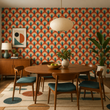 Load image into Gallery viewer, Dottie Retro Mid-Century Modern Bold Retro Peel and Stick and Traditional Wallpaper