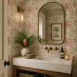 Load image into Gallery viewer, Bayview Place Tropical Palm Trees Peel and Stick and Traditional Wallpaper