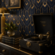 Load image into Gallery viewer, Mybster Place Geometric Art Deco Peel and Stick and Traditional Wallpaper