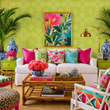 Load image into Gallery viewer, Sugar Bakers Court Retro Peel and Stick and Traditional Wallpaper