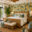 Load image into Gallery viewer, Audley Grove Vintage Tropical Peel and Stick and Traditional Wallpaper