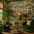 Load image into Gallery viewer, Khoto Tropical Jungle Animals Peel and Stick and Traditional Wallpaper