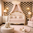Load image into Gallery viewer, Lilith Fair Vintage Floral Art Deco Peel and Stick and Traditional Wallpaper