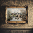 Load image into Gallery viewer, Vintage European Country Home with Bridge