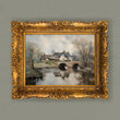 Load image into Gallery viewer, Vintage European Country Home with Bridge