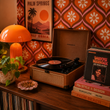 Load image into Gallery viewer, Bernadete Boulevard Orange Retro Peel and Stick and Traditional Wallpaper