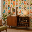Load image into Gallery viewer, Jupiter Terrace Mid-Century Modern Peel and Stick and Traditional Wallpaper