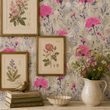Load image into Gallery viewer, Lillian Lane Pink Floral Peel and Stick and Traditional Wallpaper