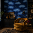 Load image into Gallery viewer, Skirsa Sky Night Sky Peel and Stick and Traditional Wallpaper