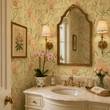 Load image into Gallery viewer, Victorian Botanical Iris Floral Peel and Stick and Traditional Wallpaper