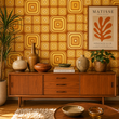 Load image into Gallery viewer, Lochinver Lane Bold Geometric Retro Peel and Stick and Traditional Wallpaper