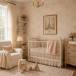 Load image into Gallery viewer, Amanda Circle Neutral Rose Peel and Stick and Traditional Wallpaper
