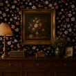 Load image into Gallery viewer, Kilda's Gardens Dark Floral Chintz Peel and Stick and Traditional Wallpaper