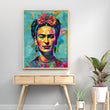 Load image into Gallery viewer, Portrait of Frida Kahlo Painting Wall Art Print