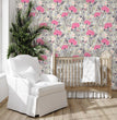 Load image into Gallery viewer, Lillian Lane Pink Floral Wallpaper