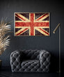 Load image into Gallery viewer, Vintage London Flag Wall Art Print