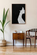 Load image into Gallery viewer, Modern Profile of a Woman Wall Art Print