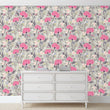 Load image into Gallery viewer, Lillian Lane Pink Floral Wallpaper