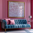 Load image into Gallery viewer, Pink Abstract Water Wall Art Print