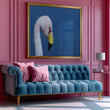 Load image into Gallery viewer, Pink Flamingo Photograph Wall Art Print
