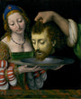 Load image into Gallery viewer, Salome with the Head of Saint John the Baptist, by Andrea Solario, circa 1507
