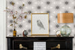 Load image into Gallery viewer, Petra Place Retro Vintage Geometric Floral Wallpaper