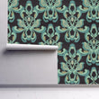 Load image into Gallery viewer, Elanore Victorian Botanical Damask Bird Wallpaper