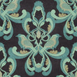 Load image into Gallery viewer, Elanore Victorian Botanical Damask Bird Wallpaper