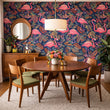 Load image into Gallery viewer, Benson Quay Retro Pink Flamingo Tropical Peel and Stick and Traditional Wallpaper