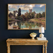 Load image into Gallery viewer, Vintage Landscape Painting of an English Castle Wall Art Print