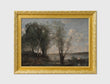 Load image into Gallery viewer, Boatman Among the Reeds, by Jean Baptiste Camille Carot, circa 1865-1870
