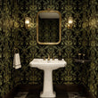 Load image into Gallery viewer, Chiswell Court Moody Botanical Art Nouveau Wallpaper Peel and Stick and Traditional Wallpaper