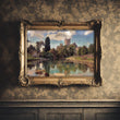 Load image into Gallery viewer, Vintage Landscape Painting of an English Castle Wall Art Print