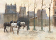 Load image into Gallery viewer, Paris in Winter, by Paul Cornoyer, circa 1891