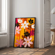 Load image into Gallery viewer, Vintage Abstract Flower Painting Wall Art Print