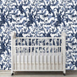 Load image into Gallery viewer, Wedgewood Walk Victorian Peacock Chinoiserie Wallpaper