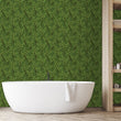 Load image into Gallery viewer, Waithman Street Green Botanical Wallpaper