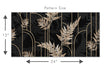 Load image into Gallery viewer, Arlo Crescent Art Deco Botanical Wallpaper