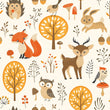 Load image into Gallery viewer, Mathew Road Woodland Animals Wallpaper