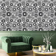 Load image into Gallery viewer, Vernon Place Black and White Geometric Wallpaper