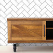 Load image into Gallery viewer, Delisle Road White Herringbone Wallpaper