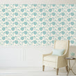 Load image into Gallery viewer, Shelby Lane Blue Floral Wallpaper