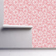 Load image into Gallery viewer, Adrian Avenue Pink Flower Garden Wallpaper