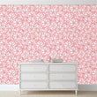 Load image into Gallery viewer, Adrian Avenue Pink Flower Garden Wallpaper