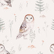 Load image into Gallery viewer, Aaron Hill Woodland Forest Owls Wallpaper