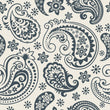 Load image into Gallery viewer, Blue and white boho paisley peel and stick wallpaper.
