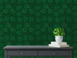 Load image into Gallery viewer, Green botanical Victorian wallpaper